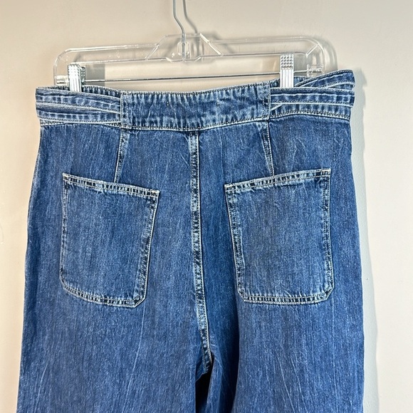 Hudson Tie Waist Wide Leg Trouser Size 34 - Picture 9 of 16